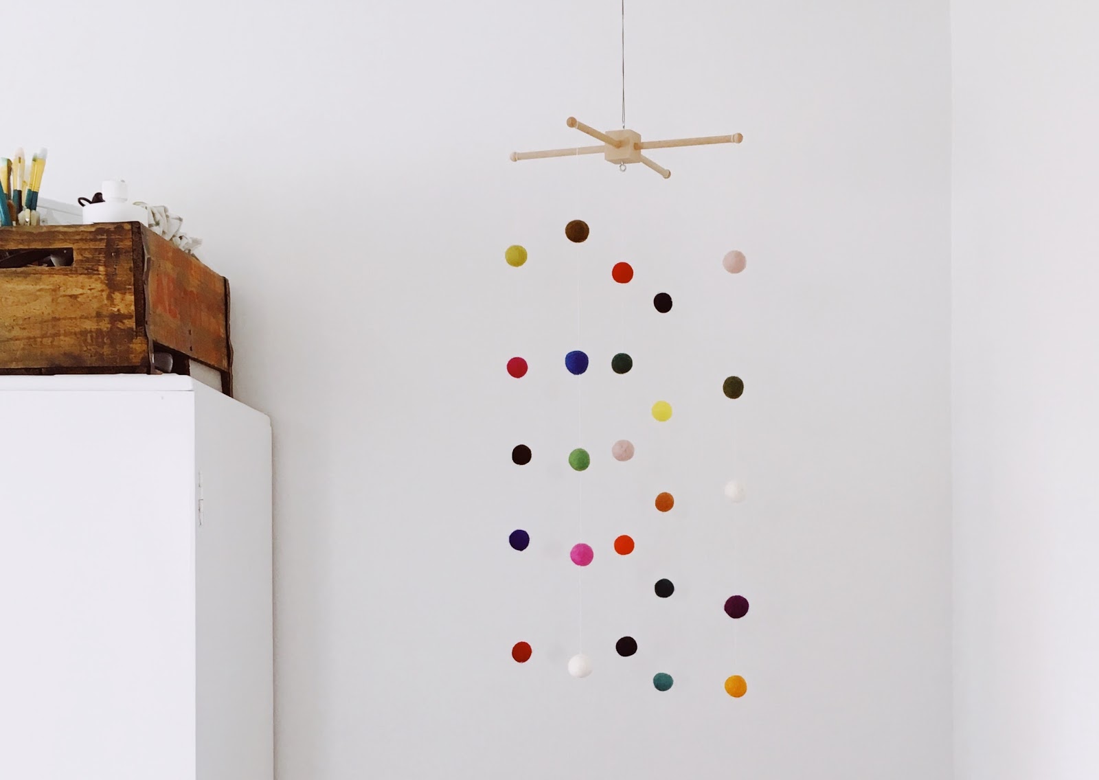 Felt Ball Mobile