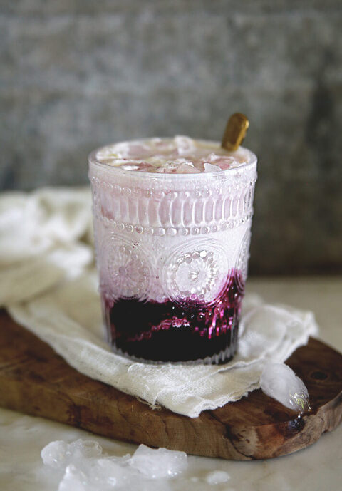 Black Raspberry Italian Cream Soda