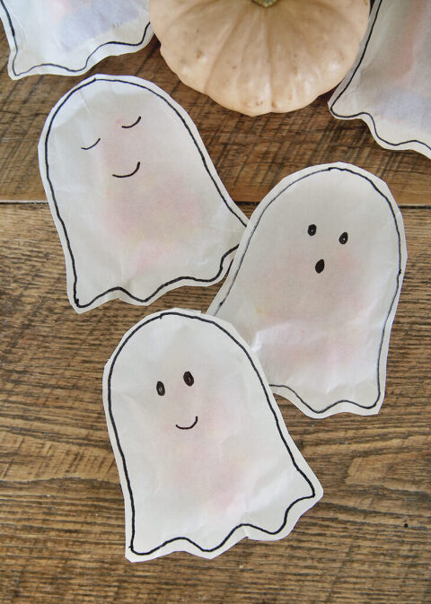 How To Make DIY Ghost Treat Bags