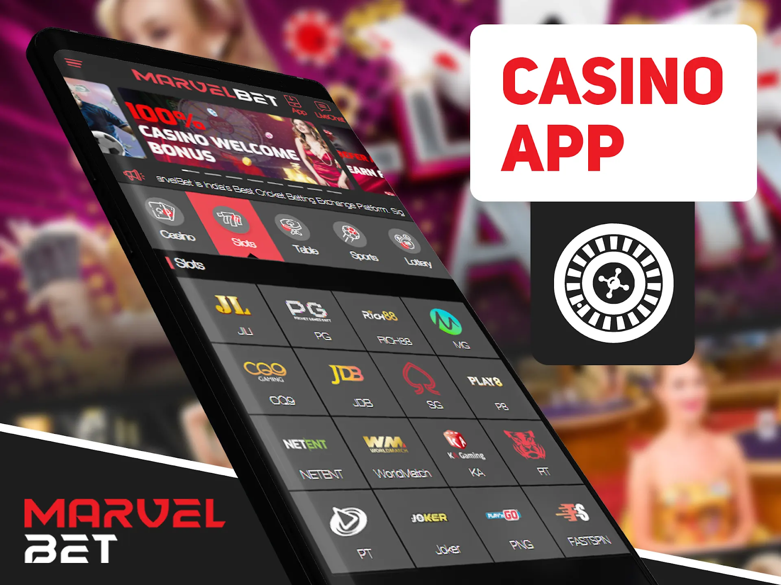 Choose the best mobile app in India  Marvelbet 2023...