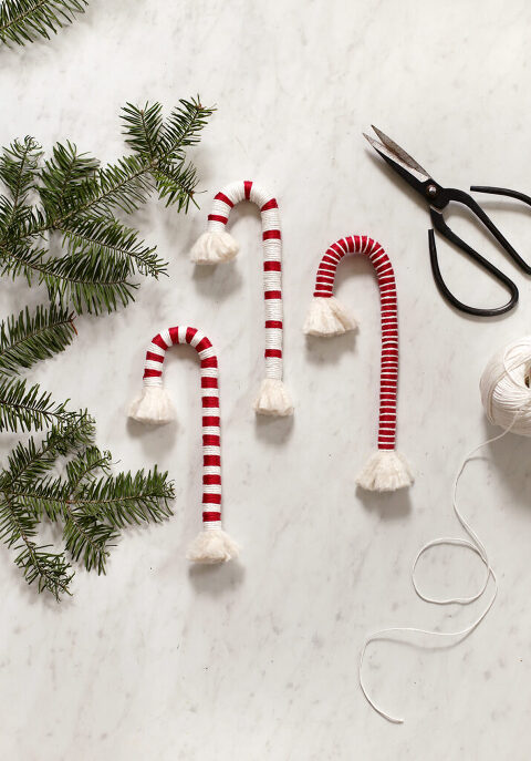 Macrame Candy Canes