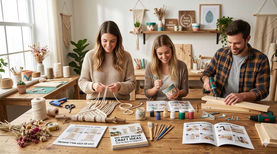 DIY Home Decor Craft Ideas: Step by Step for Beginners