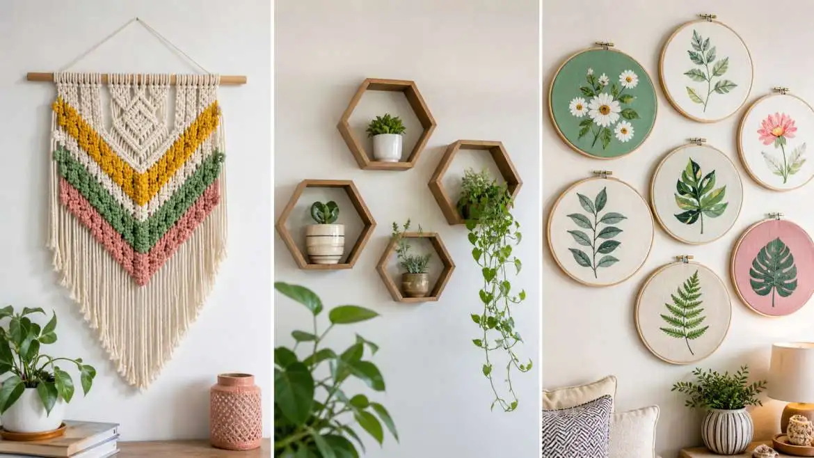 DIY Home Decor Craft Ideas for Walls | Easy &