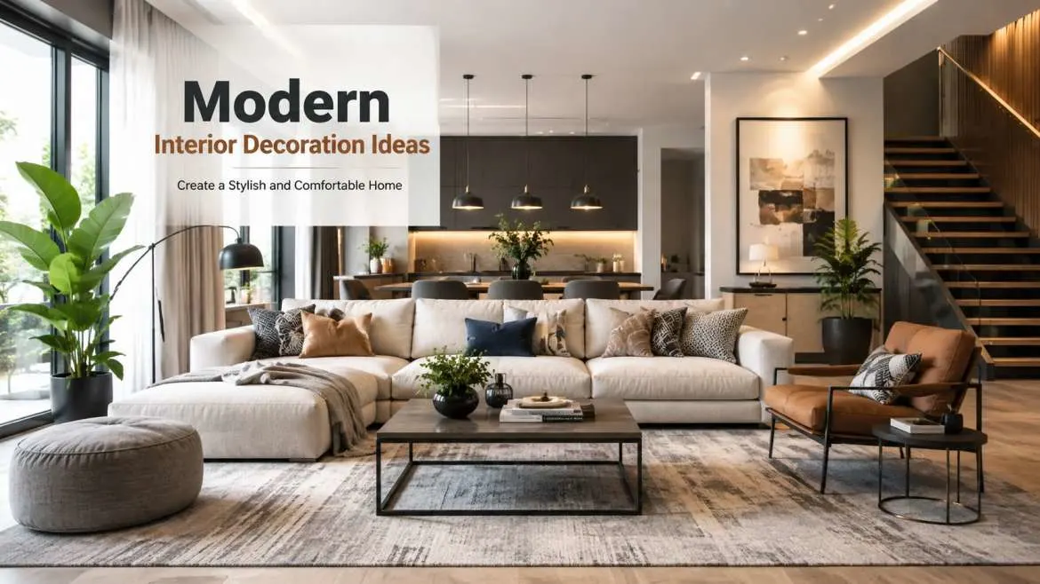 Modern Interior Decoration Ideas for a Sleek, Cozy Home