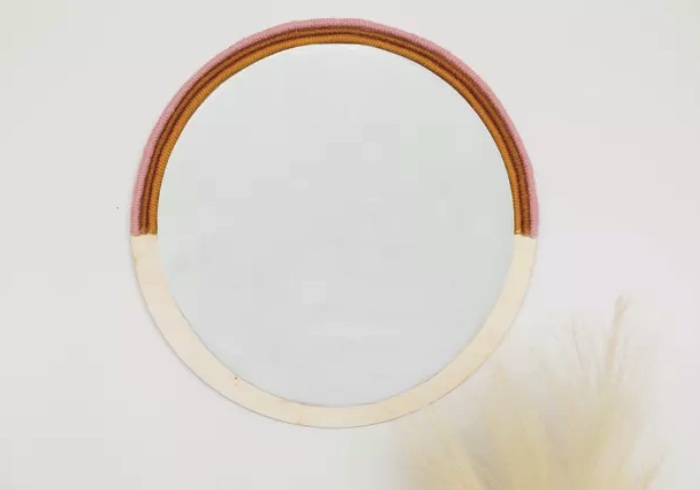 Make Your Own Chic Circle Mirror To Spruce Up Any Room