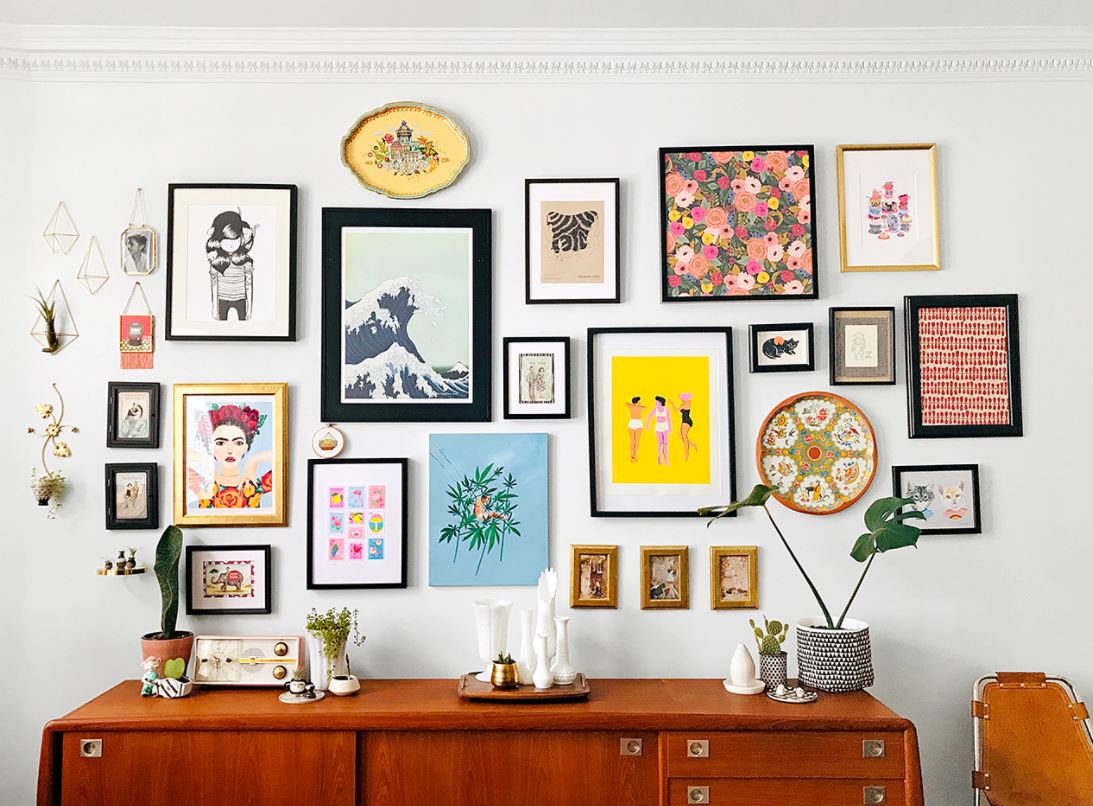 How To Add Interest To You Gallery Wall Artwork